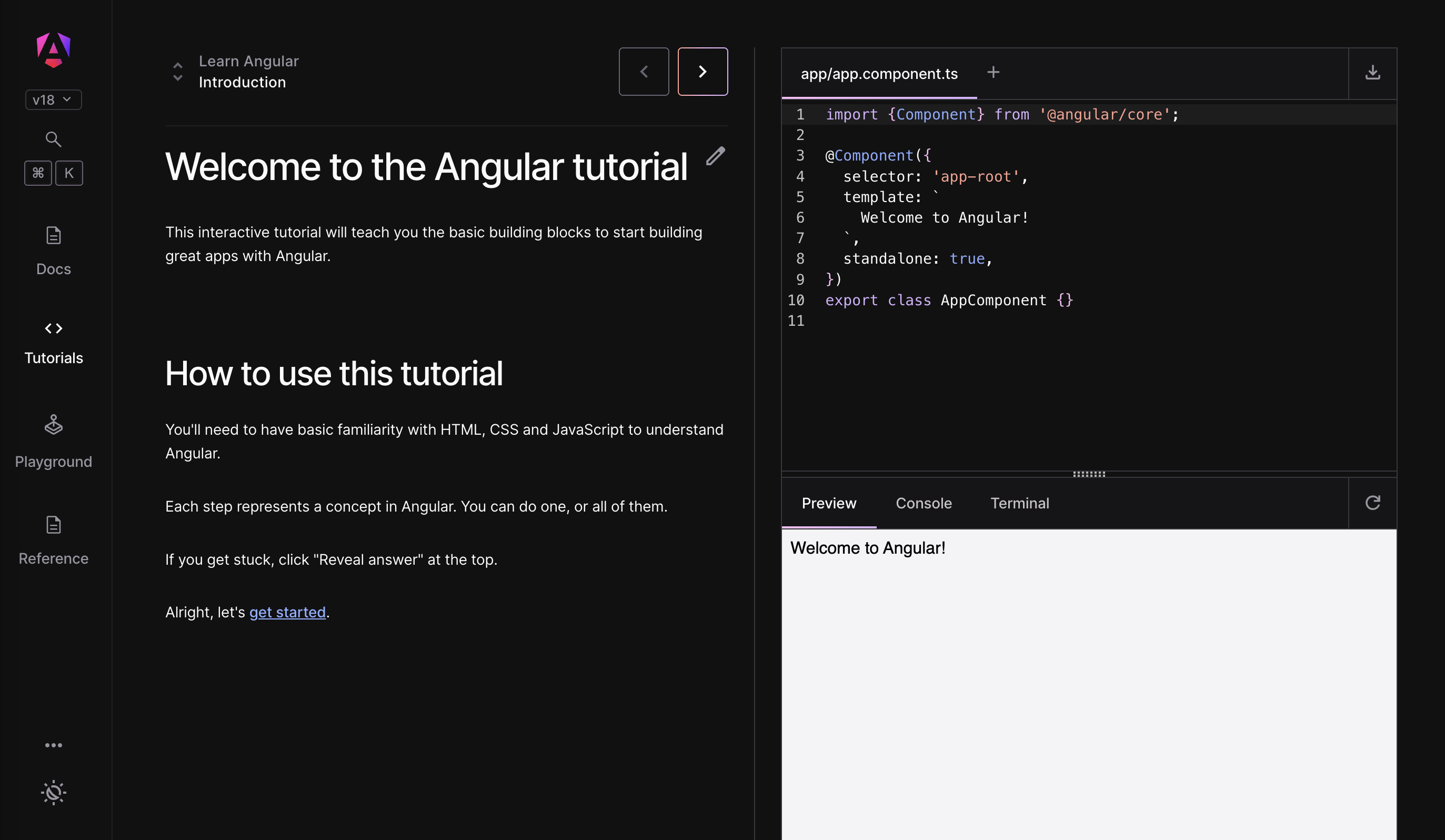 Angular Tutorial